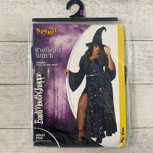 Spirit Halloween Twilight Witch Celestial Costume Accessories HAT and WAND